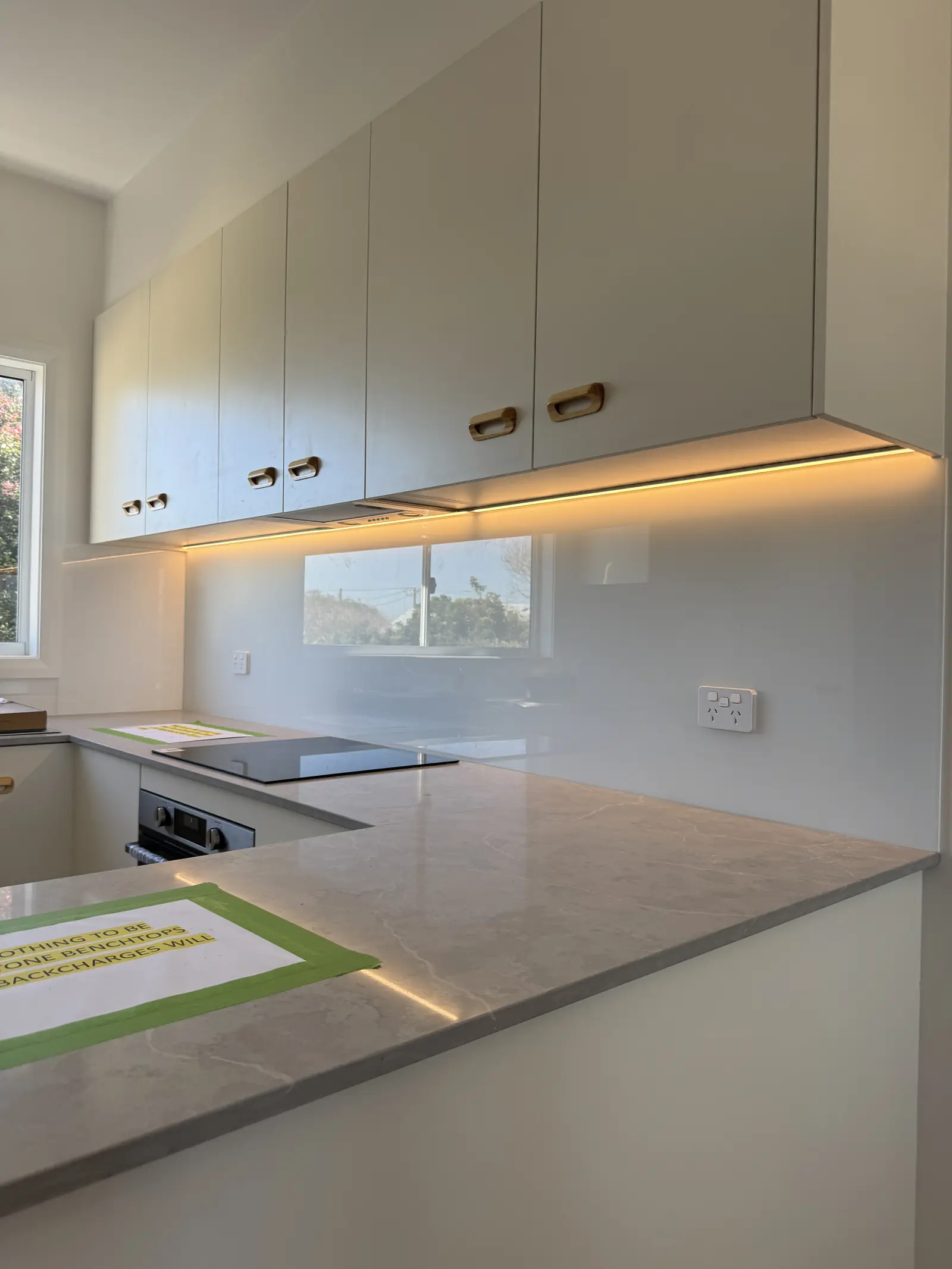Recessed LED downlights installed in a Newcastle home